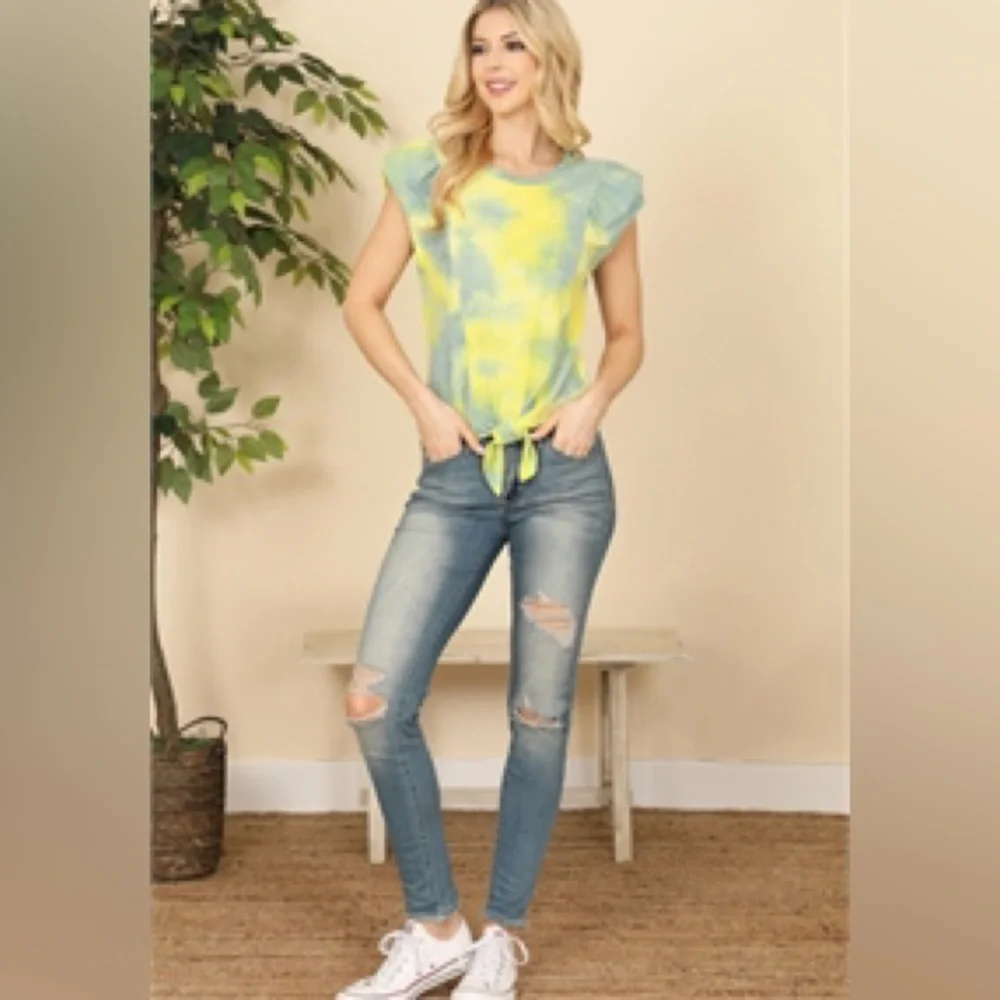 New pretty yellow top - 095 - Picture 3 of 5